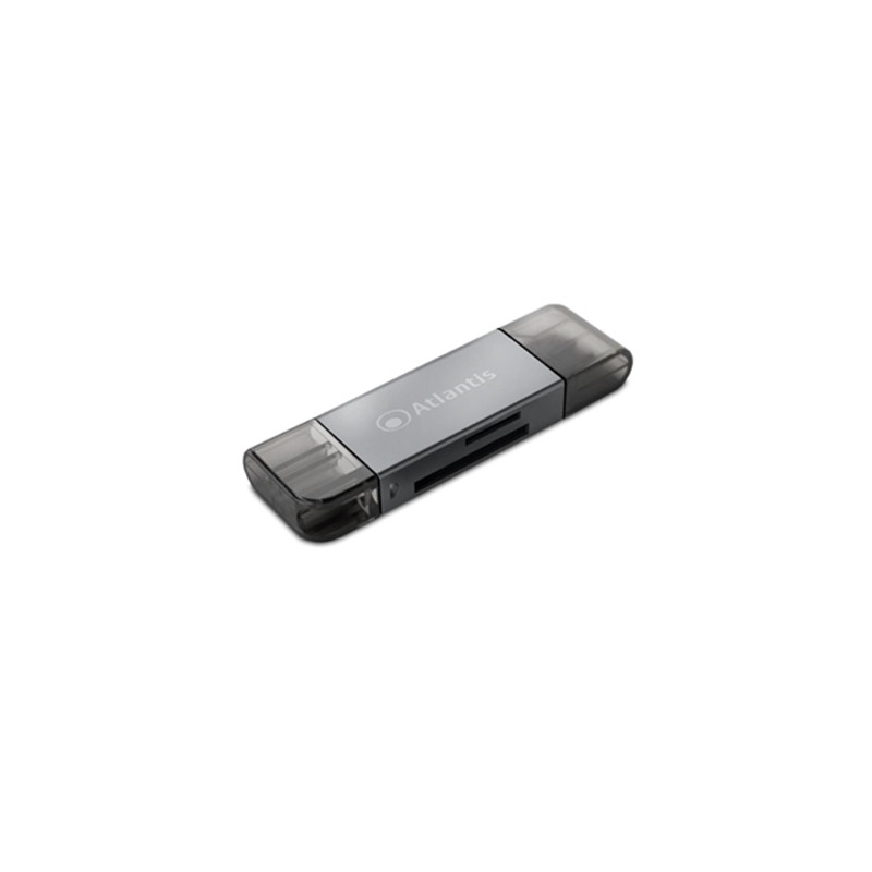  p005_cr32 CARD READER ESTERNO USB E USB_C ATLANTIS P005-CR32 ALL